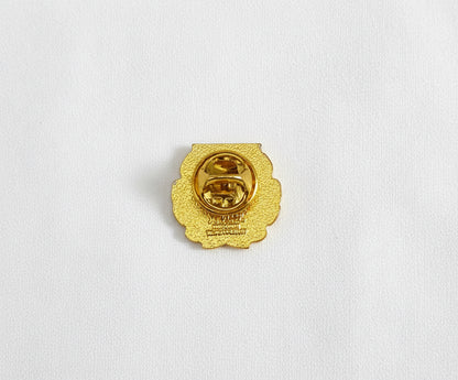 Anstecknadel für Angelverein (Muster Gold)