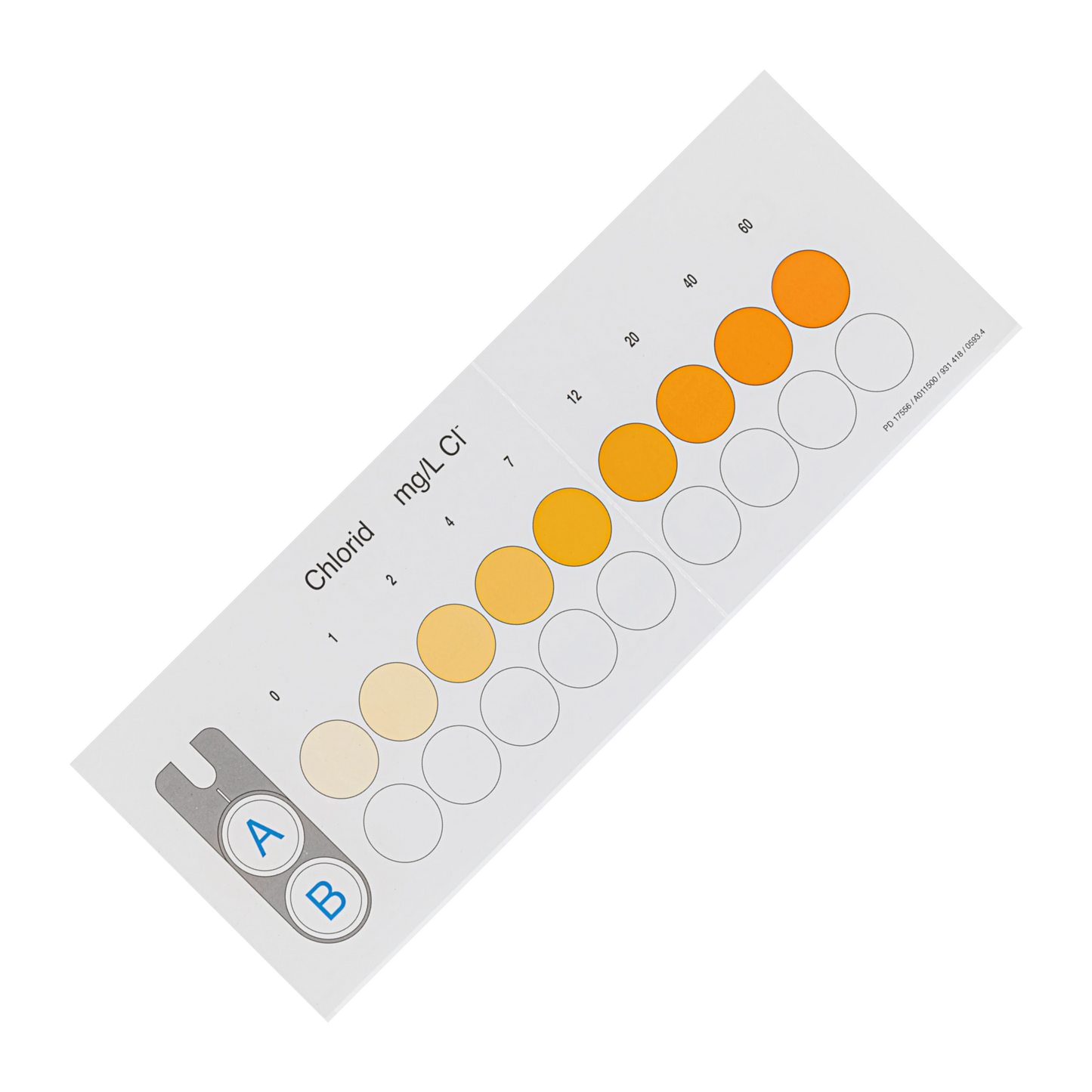 MACHEREY-NAGEL Farbvergleichskarte für VISOCOLOR ECO Chlorid (931418)