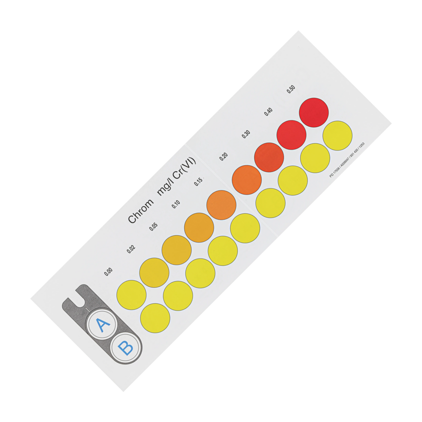 MACHEREY-NAGEL Farbvergleichskarte für VISOCOLOR ECO Chrom (931420)