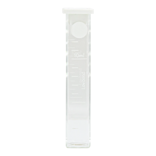 MACHEREY-NAGEL Glasküvette mit 10 ml Markierung für VISOCOLOR ECO Detergentien Teste (914499)