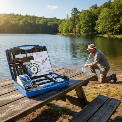 MACHEREY-NAGEL VISOCOLOR Fish Analysenkoffer für Fischereigewässer mit Kompaktphotometer PF‑3 (934127)