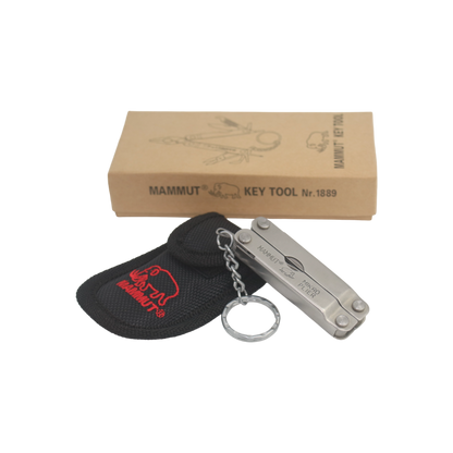 Dieses kleine Werkzeug, auch Mammut Multi Plier genannt, ist ein handliches Werkzeug für Angler und Fliegenfischer.