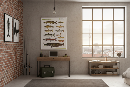 Cooles Fisch-Poster: das offizielle Raubfisch-Poster des DAFV.