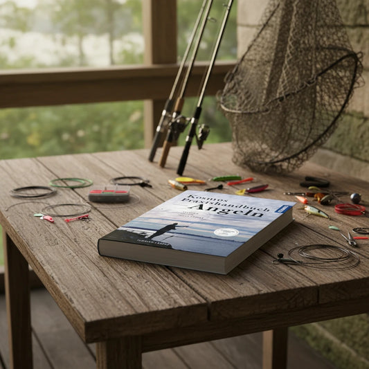 Praxishandbuch Angeln von Florian Läufer, Herausgeber ist der KOSMOS Verlag.