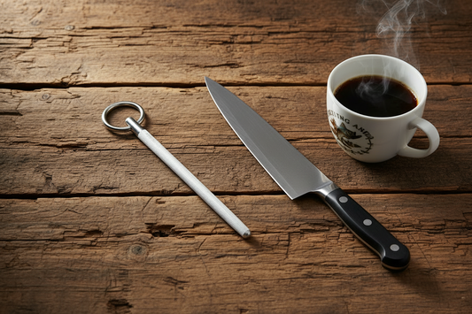 PUMA Wetzstahl 12 cm oder 15 cm – scharfe Messer im Handumdrehen