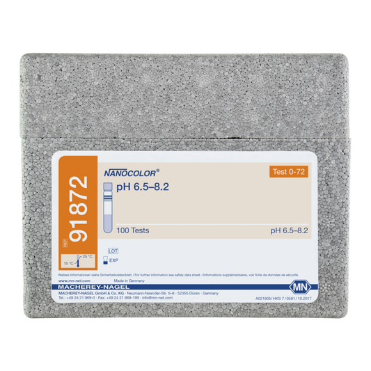 MACHEREY-NAGEL NANOCOLOR Rundküvettentest pH 6,5−8,2 (91872)