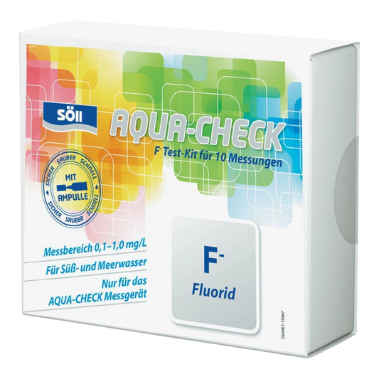 SÖLL Aqua-Check Fluorid; 10 Tests für photometrische Messung (81908)