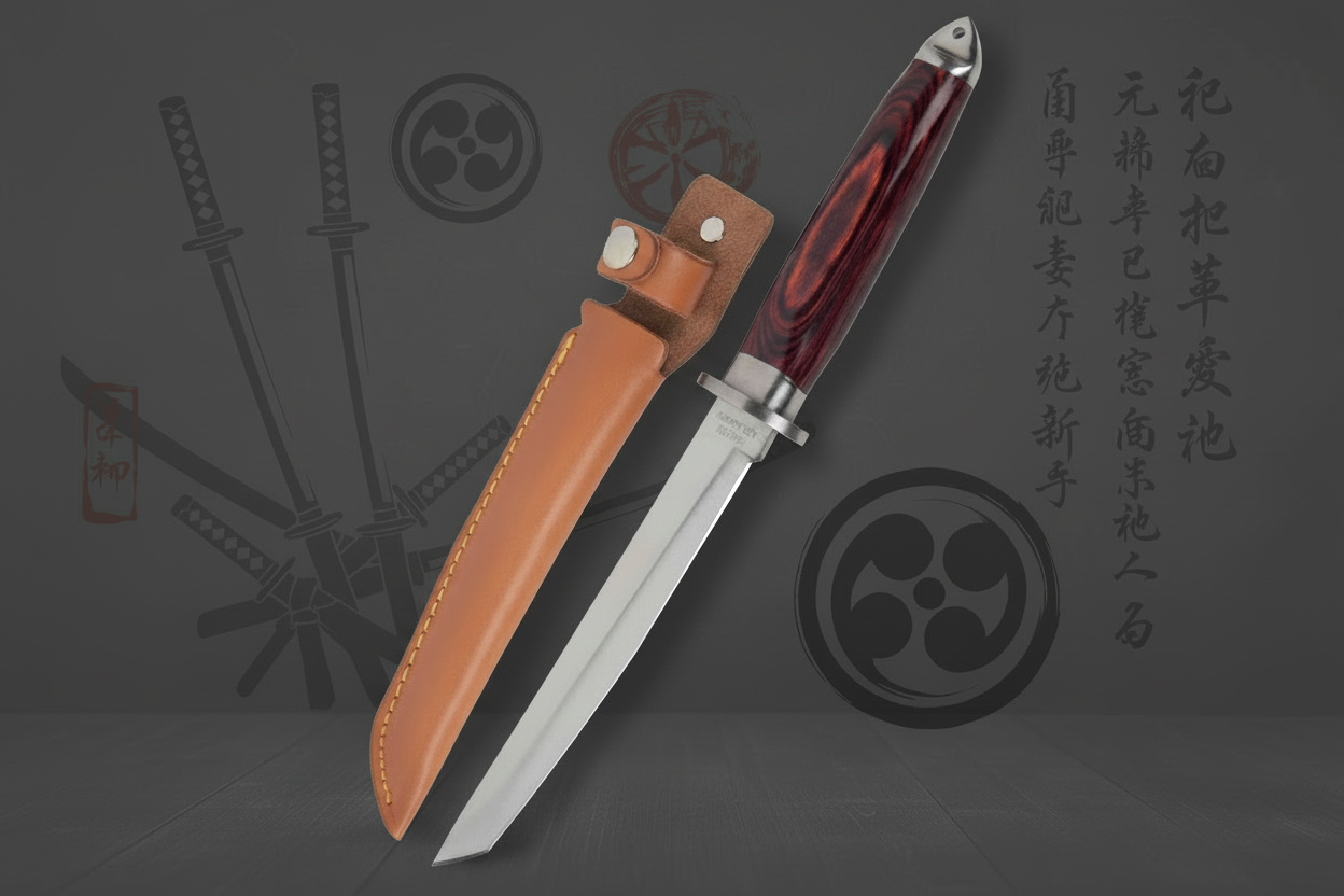 Das Tanto-Messer (übersetzt: kurzes Schwert) ist eine klassische Messerform aus Japan.
