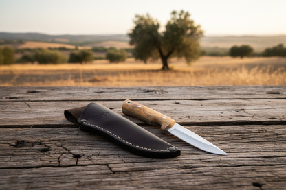Made in Spain: Das Udeman Messer ist äußerst solide und haltbar.