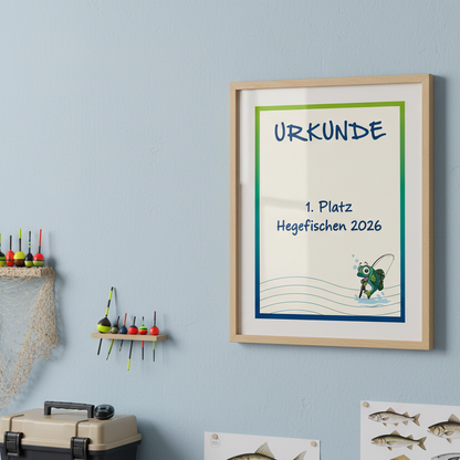 Die erste Angel-Urkunde des Lebens findet meist einen Ehrenplatz.