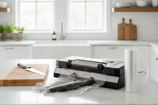 Profi-Vakuumierer für perfekte Fischverwertung: CASO VRH 790 advanced Pro.